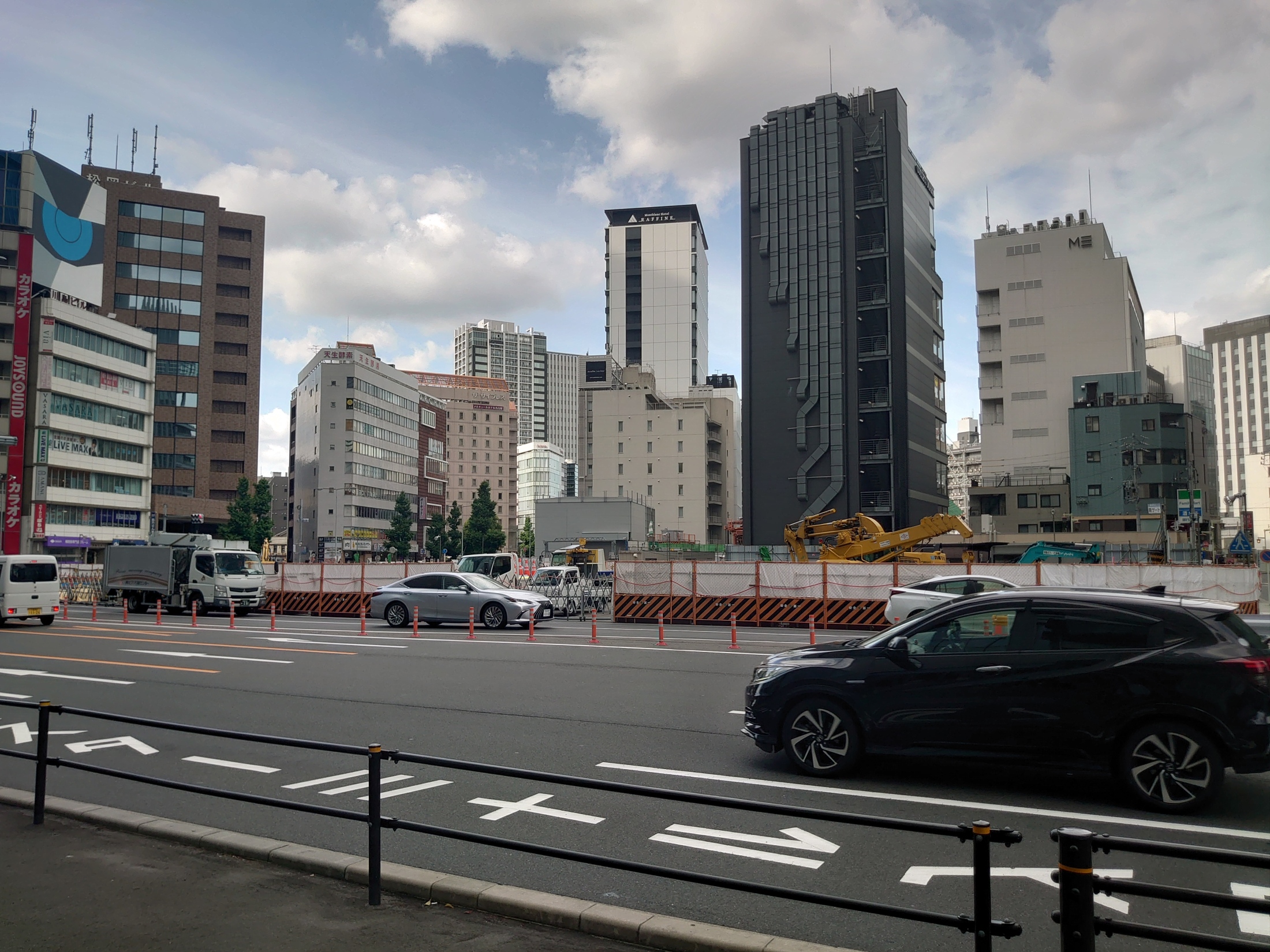 工事中の名古屋リニア中央新幹線駅（中村区）