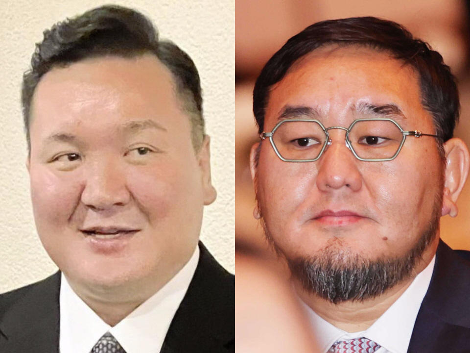 元横綱・朝青龍、笑顔の2ショットで白鵬翔氏へエール「飛ぶんだ