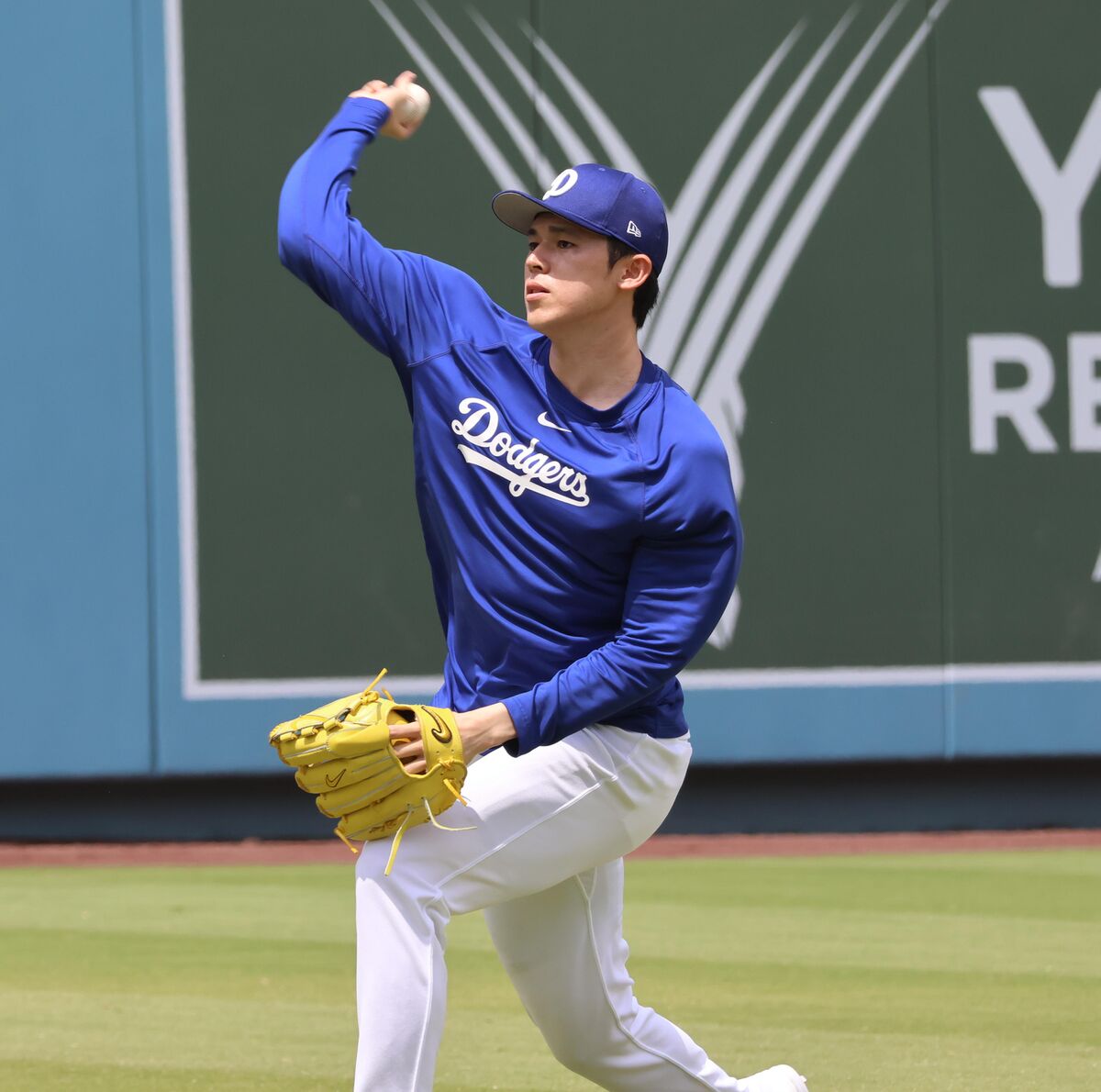 ドジャース佐々木朗希が2日連続でキャッチボール 同僚と仲良し