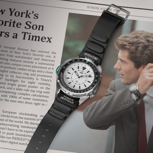 絶対的な信頼 JFKジュニアが愛した「名もなきTIMEX」が復刻！ 90年代の息吹を 時計