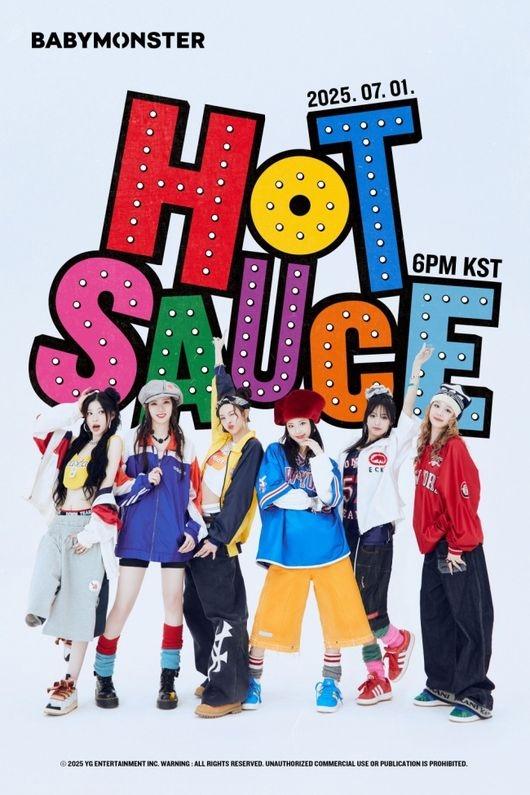 BABYMONSTER、先行公開シングル「HOT SAUCE」レトロ風タイトル