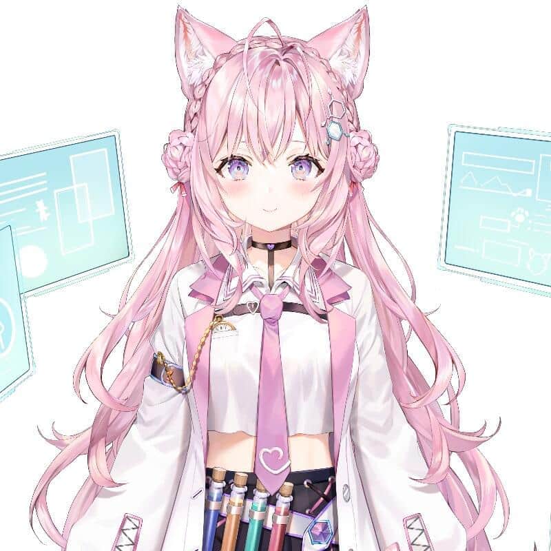 ホロライブ所属VTuber博衣こよりさんの活動の様子