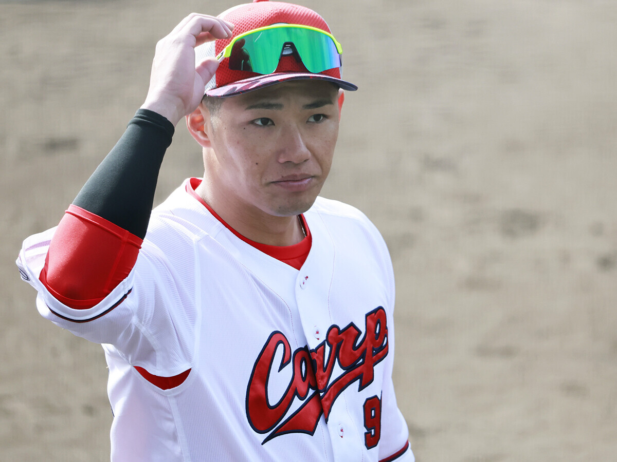 広島・中村奨成がプロ8年目の飛躍「飛ばしたい」「ホームランを