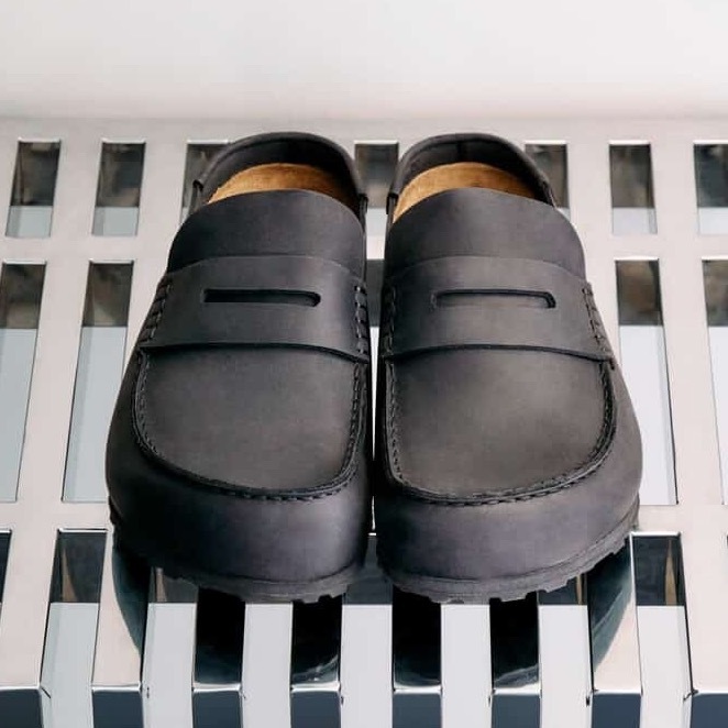 美品☆Birkenstock ブラック ローファー 楽天市場】ビルケンシュトック（ローファー｜レディース靴）：靴