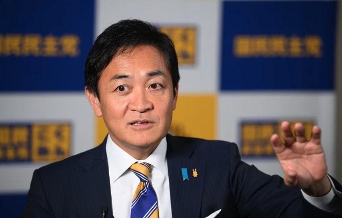 国民民主党 玉木雄一郎代表（会見にて撮影）。女性政策に関する発言で波紋を呼ぶ。
