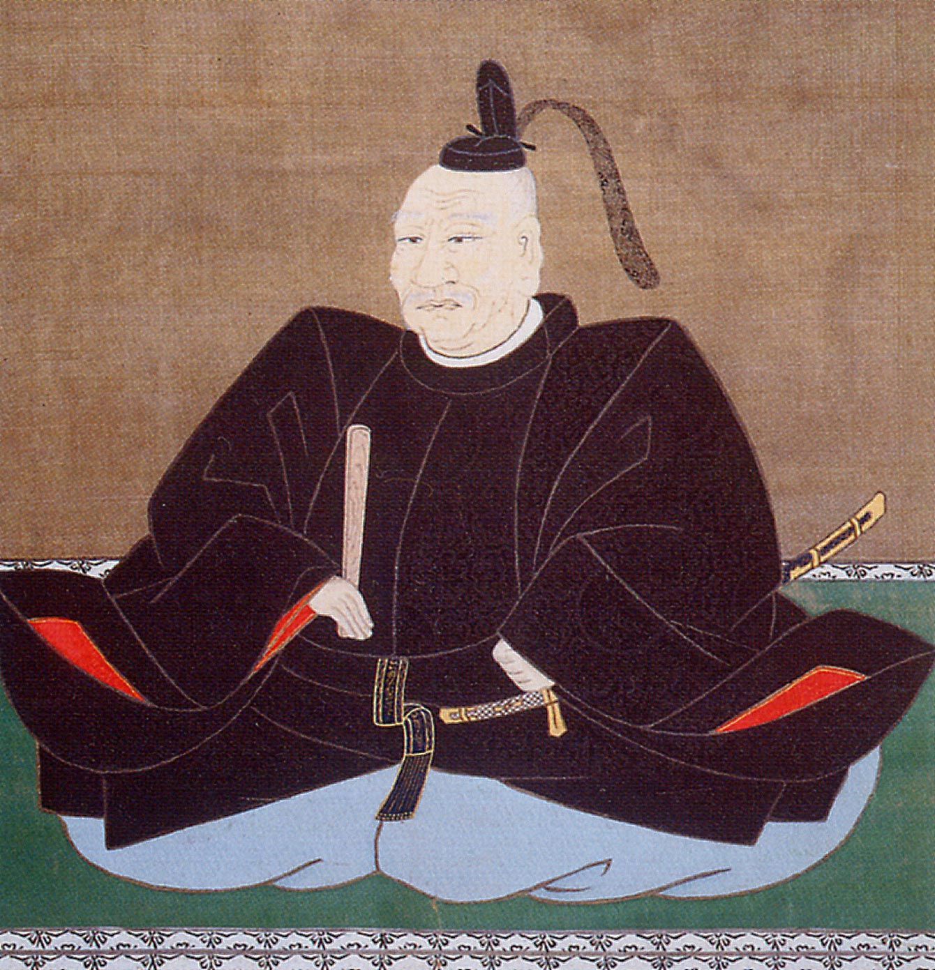 藤堂高虎の肖像画。戦国時代から江戸時代にかけての築城名手。