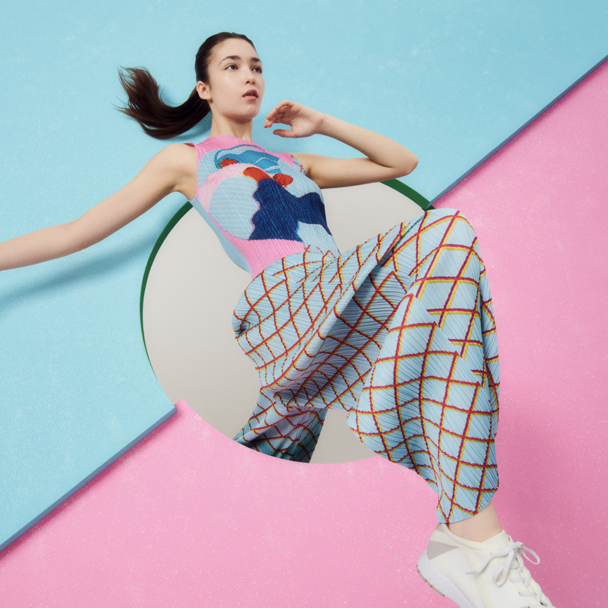 pleats please プリーツプリーズ 一乗ひかる コラボトプス PLEATS PLEASE ISSEY MIYAKE - pleats please プリーツプリーズ