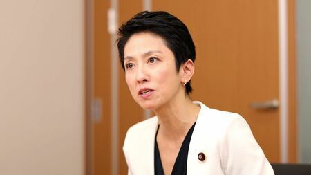 2025年参院選比例区への出馬が決まった立憲民主党の蓮舫氏（写真）
