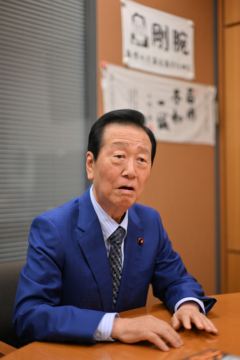 立憲民主党の小沢一郎氏、内閣不信任案提出見送りについて語る