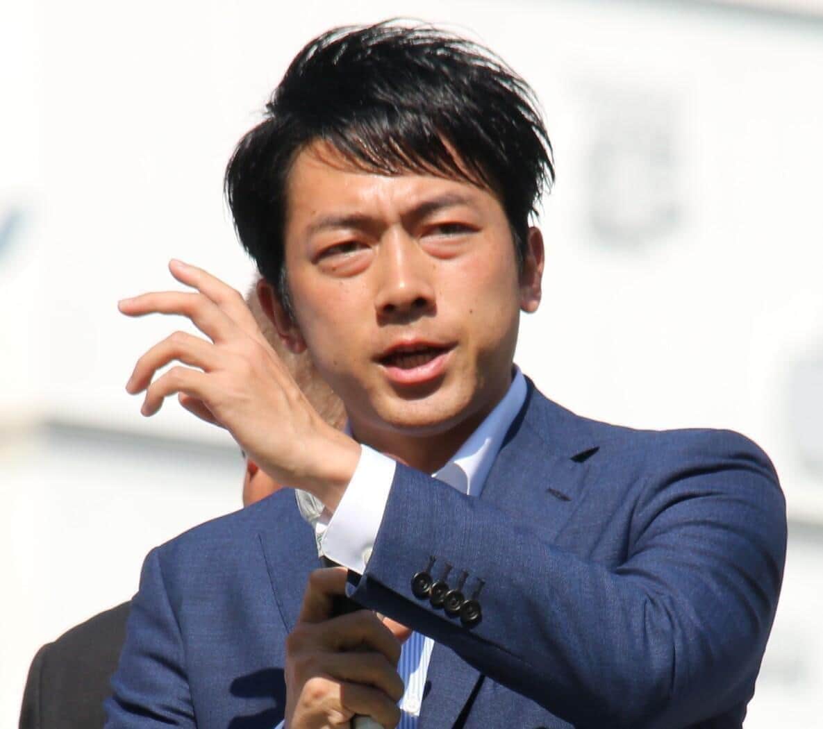 小泉進次郎農水大臣が石川県輪島市の白米千枚田で視察する様子