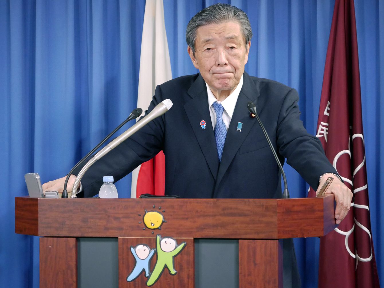 2025年6月11日 自民党本部での森山裕幹事長による記者会見