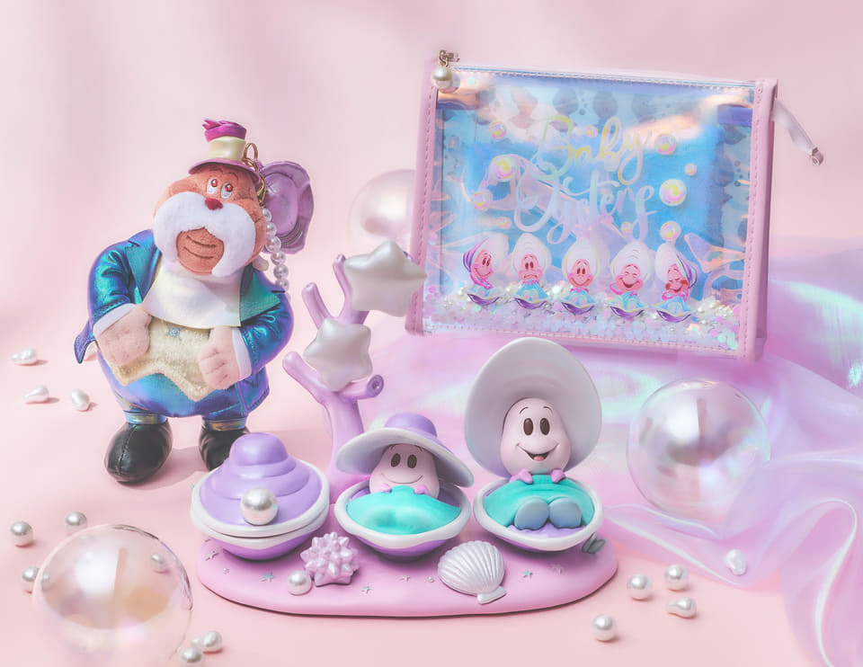 ディズニーストア ヤングオイスター ぬいぐるみ マスコット セット