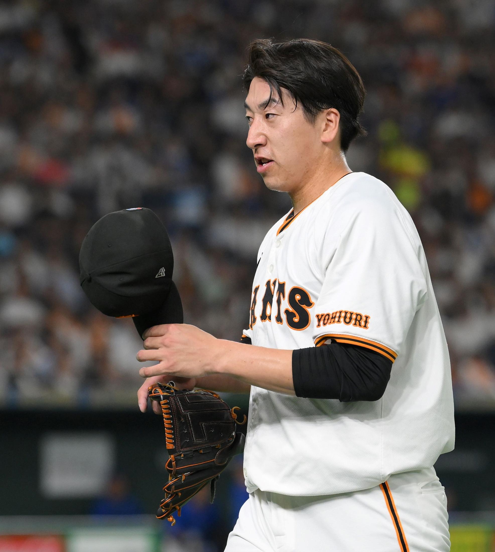 巨人 大勢がアクシデントで緊急降板 投球時に足を痛めたか 続投