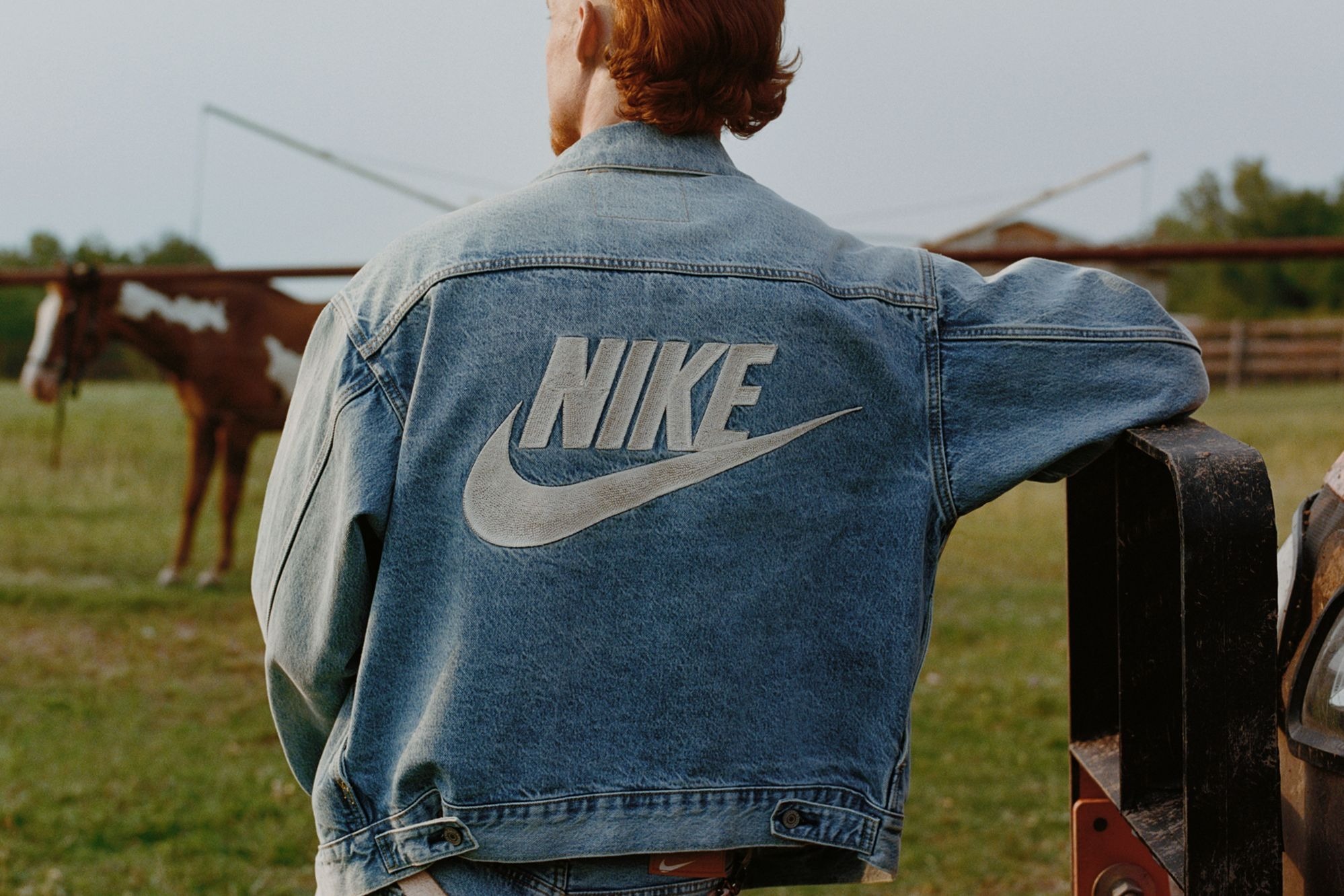 Levi's(リーバイス) / NIKE Levis REVERSIBLE TRUCKER JACKET/XL