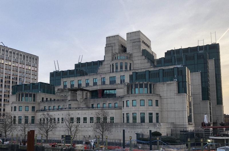 ロンドンの英秘密情報部（MI6）本部ビル