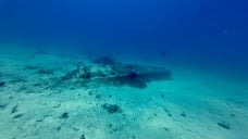 フランス沖の水深2.5kmで発見された16世紀貿易船「カマラ4」の船体と積荷の様子