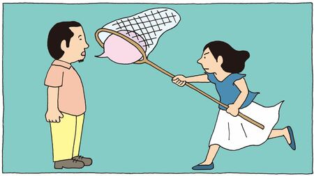 30代で婚活を開始した看護師、里香さんのイメージイラスト