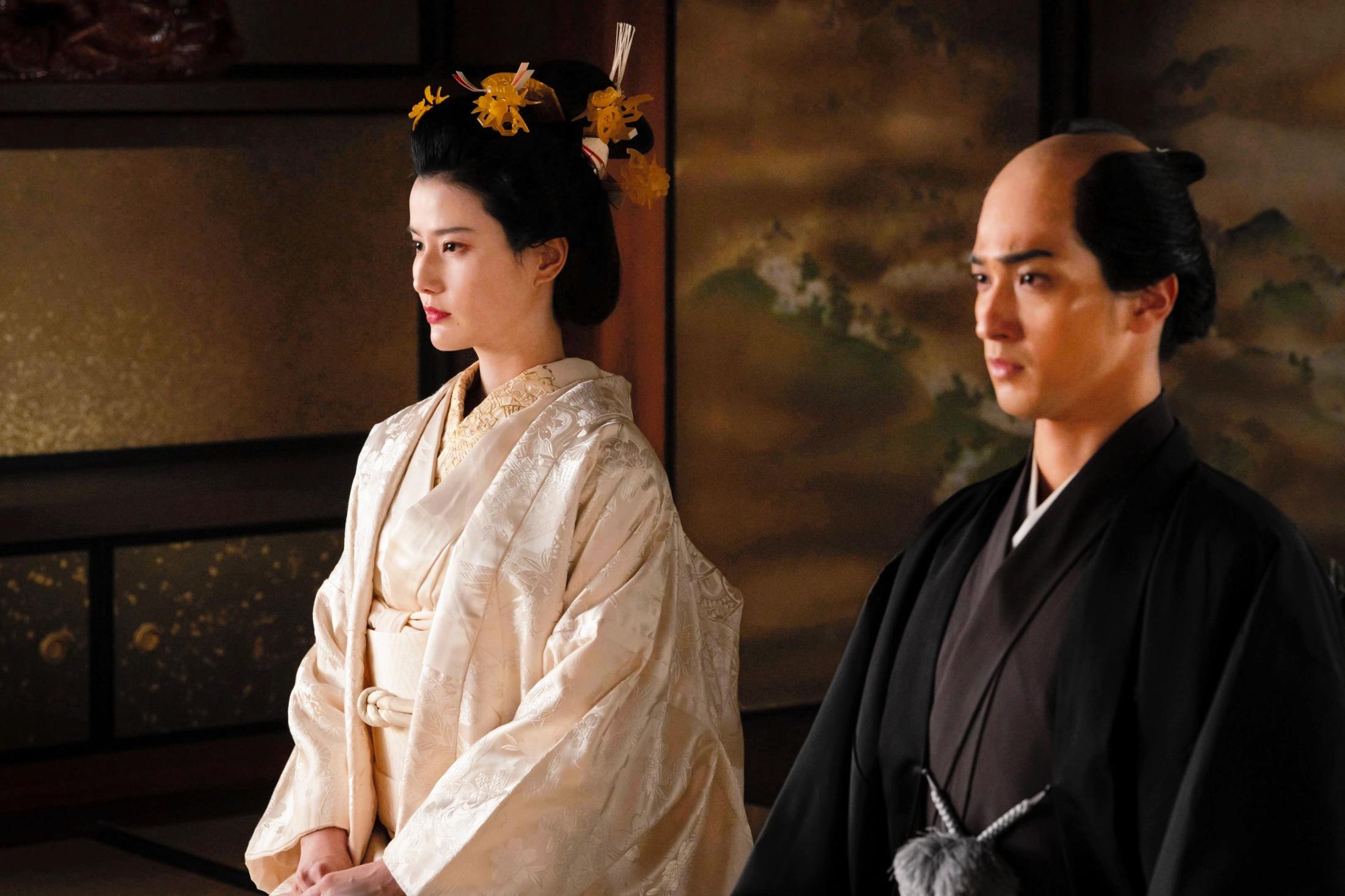 NHK大河ドラマ『べらぼう～蔦重栄華乃夢噺～』のタイトルロゴと主要出演者