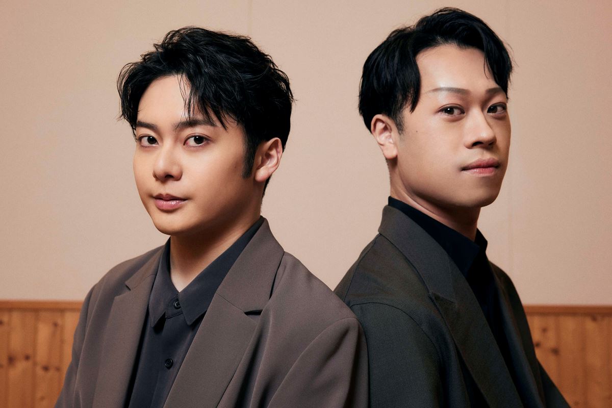 人気キャラの髭切・膝丸を演じる莟玉と吉太朗。若きふたりが、第