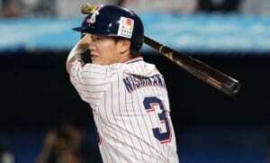 即発送可能‼️)東京ヤクルトスワローズ　西川遥輝選手　実使用バット 459 【西川遥輝/東京ヤクルトスワローズ】2024BBMベースボール