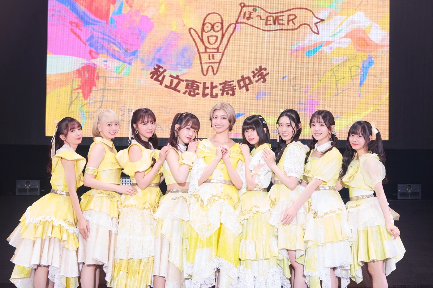 私立恵比寿中学 小林歌穂卒業式 風見和香 生写真 サイン 風見和香 - 私立恵比寿中学・小林歌穂、卒業式ライブで残した