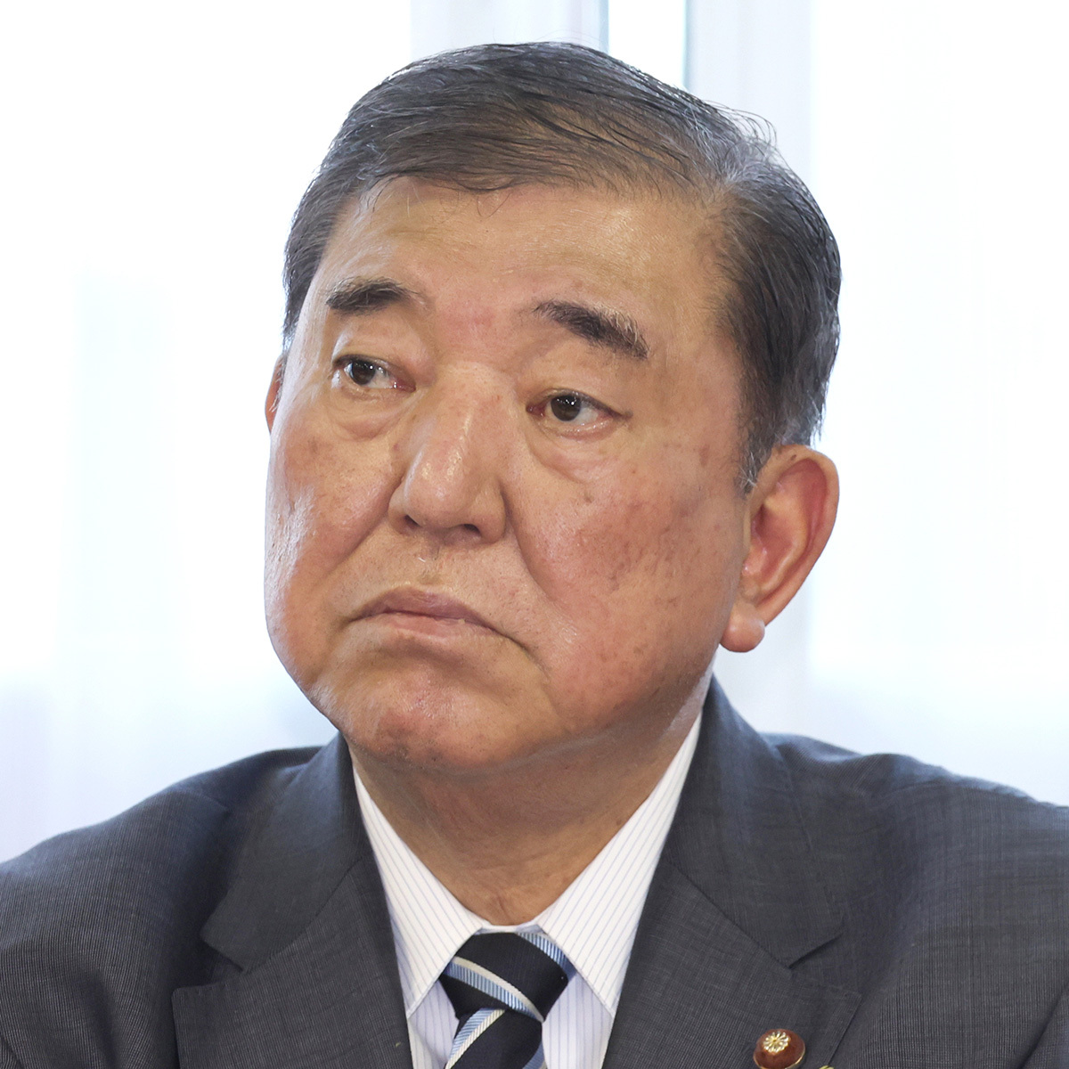 news23参院選党首討論にて、米価の説明を行う石破茂首相
