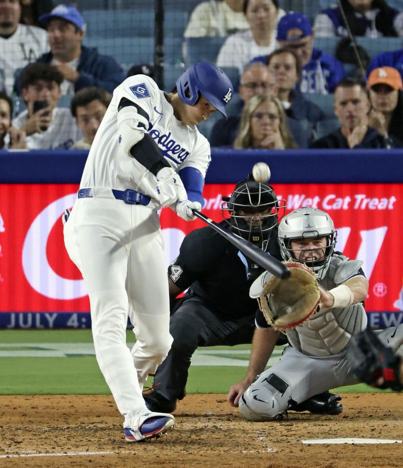 大谷翔平 史上3人目！球宴前30発＆80得点「最後にいい