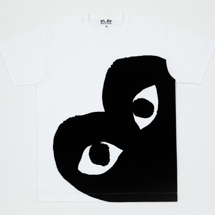 【ビッグシルエット】プレイコムデギャルソン ハートロゴTシャツ スクープ！「プレイ・コム デ ギャルソン」の新作Tシャツは
