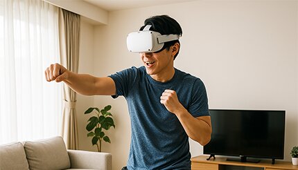 リビングがジムになる！ VRゴーグルが変える「夏ダイエット革命