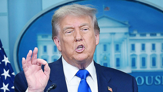 米国とベトナムの貿易合意、そして日米交渉について会見するトランプ米大統領