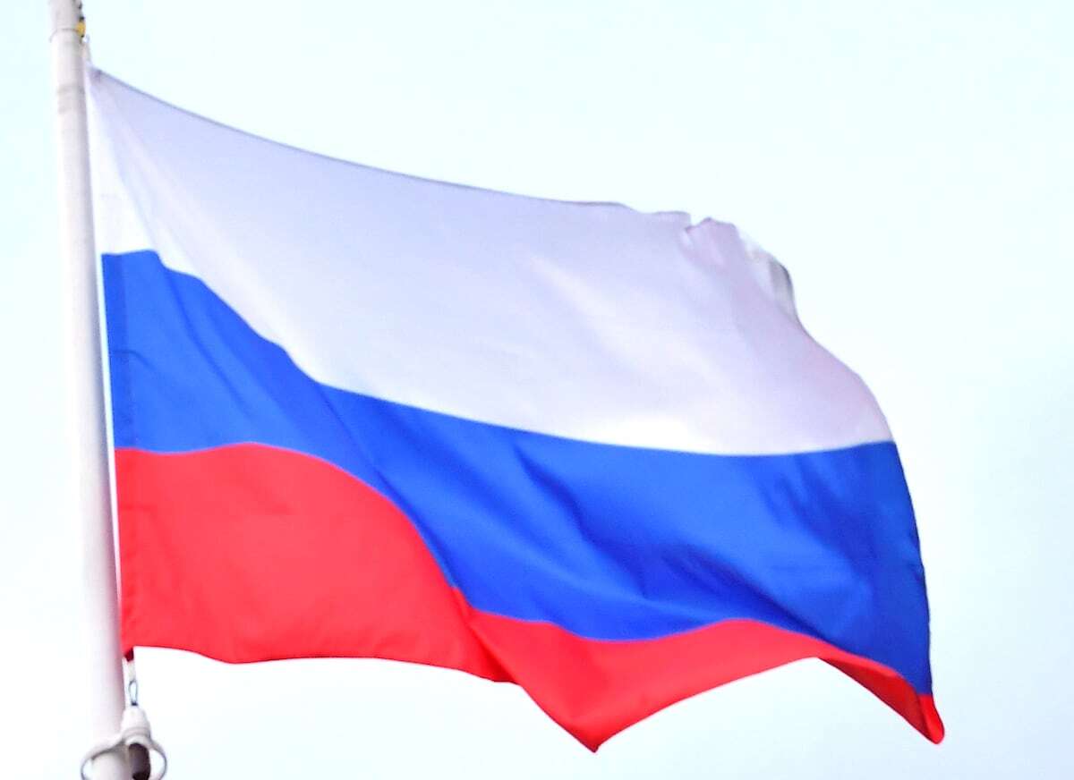 ロシア国旗 ウクライナ侵攻に関連するイメージ