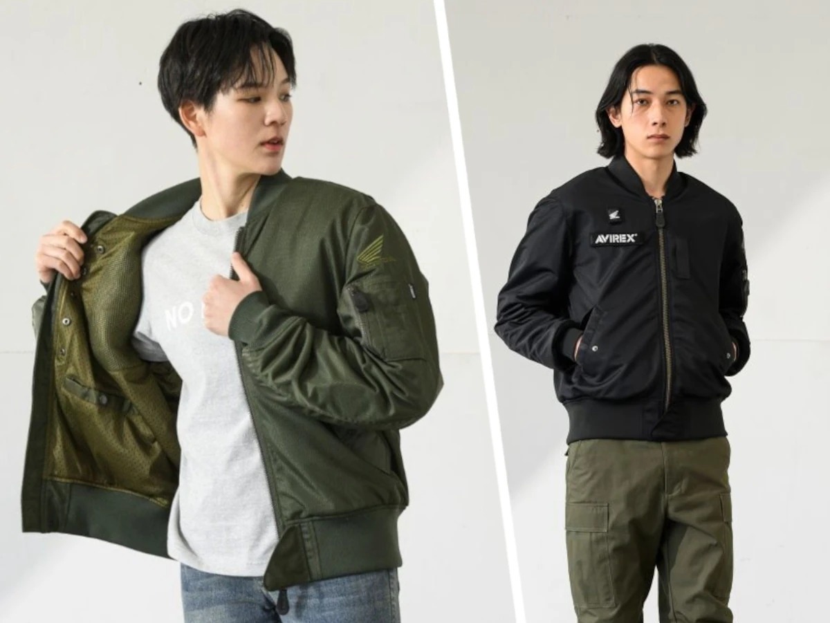 ホンダ×AVIREXコラボによる「MA-1 メッシュブルゾン」登場
