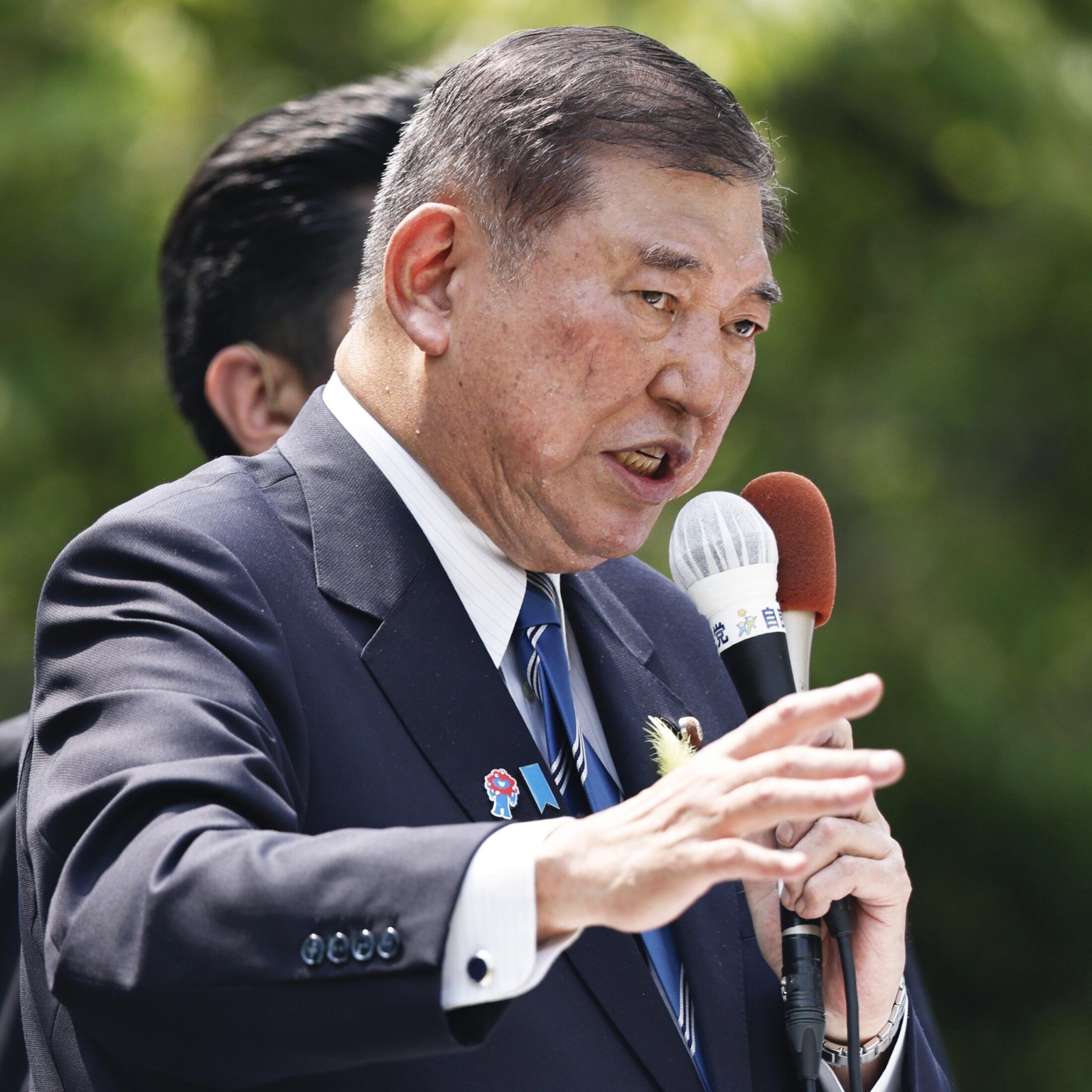 参議院選挙公示日、第一声で演説する立花孝志氏