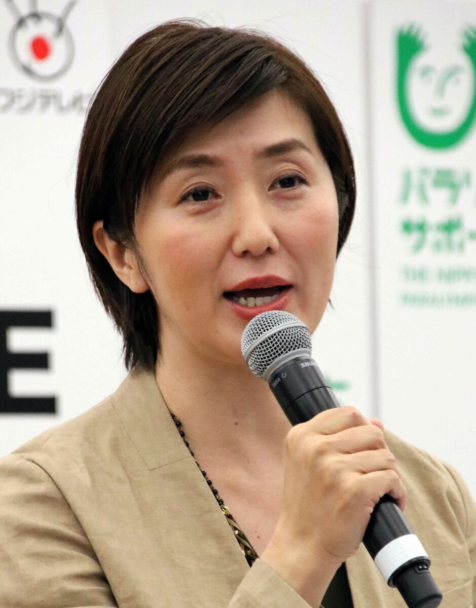 フジテレビの検証番組で発言する佐々木恭子アナウンサー