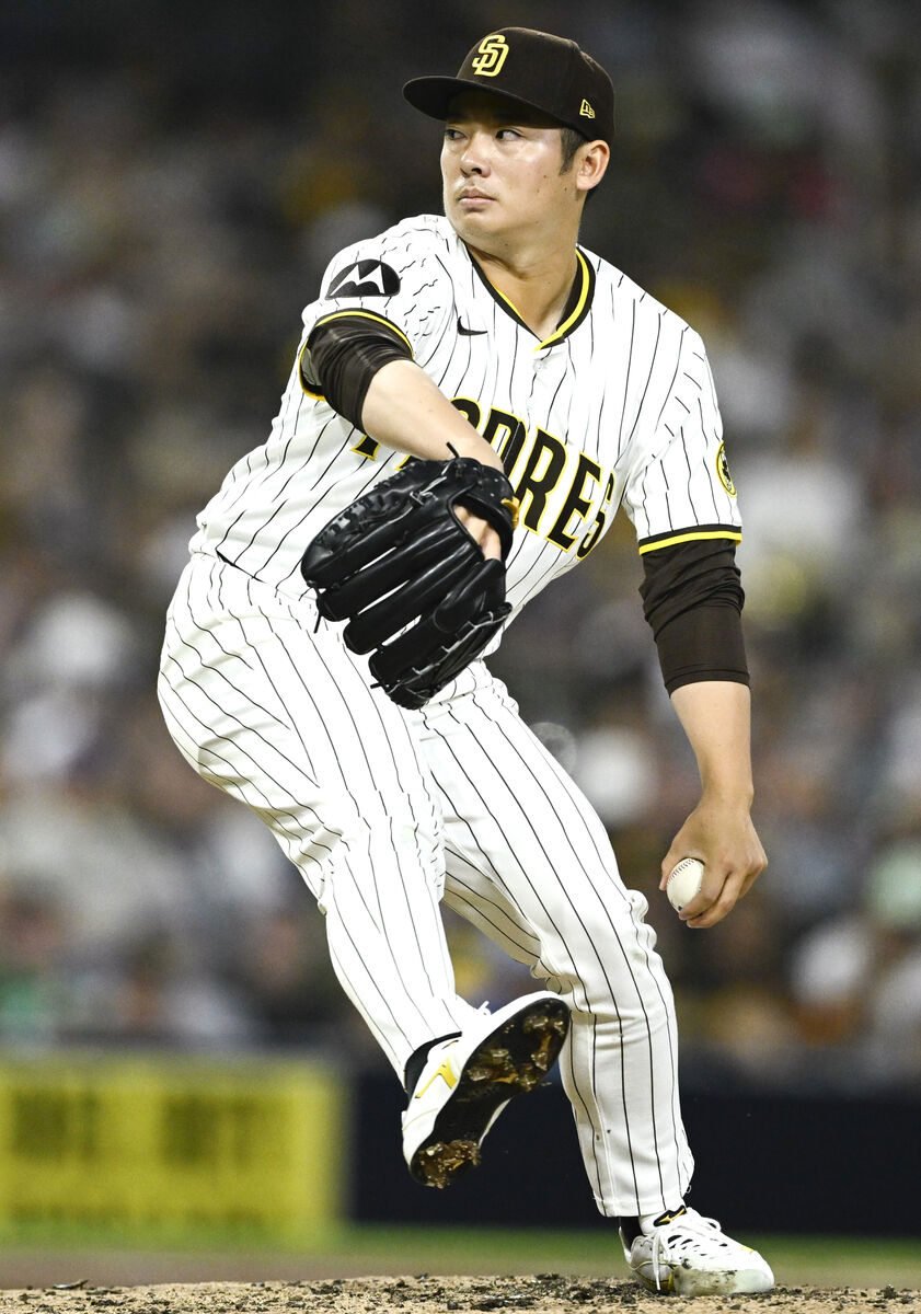 パドレス松井裕樹、2年目球宴前でメジャー100登板（スポーツ