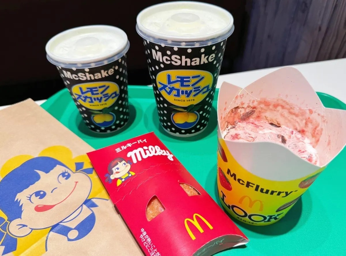 マクドナルド×不二家の夢のコラボ
