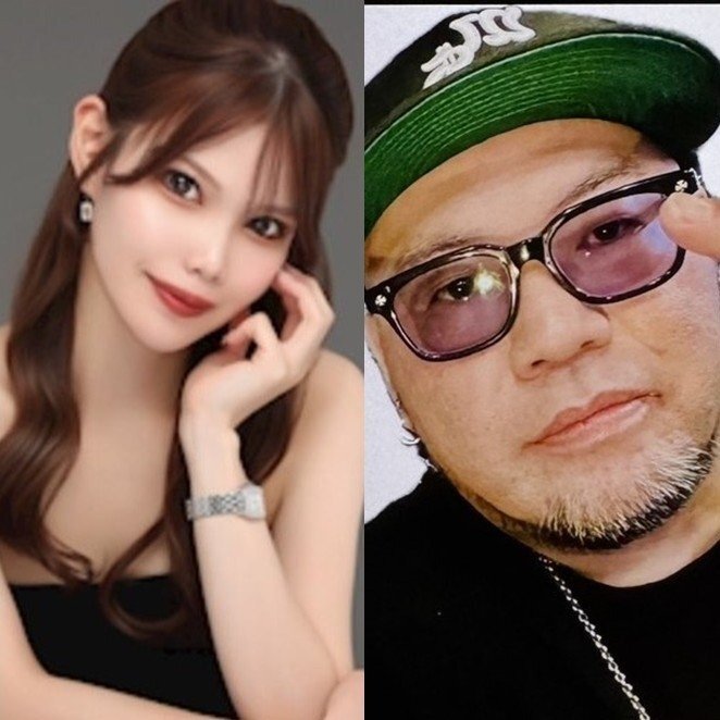 浜松ガールズバー殺害事件の被害者である竹内朋香さん（左）と逮捕された山下市郎容疑者（右）