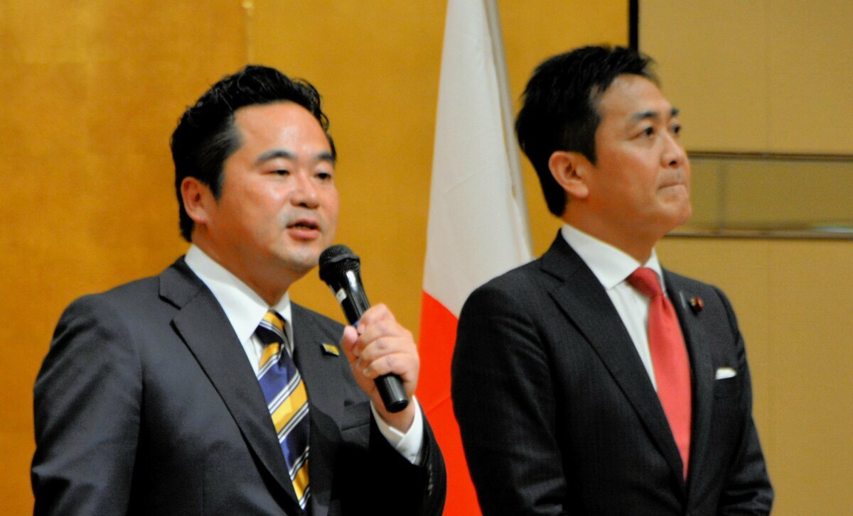 香川選挙区で国民民主党候補と玉木代表。西日本での野党の活動を示す。
