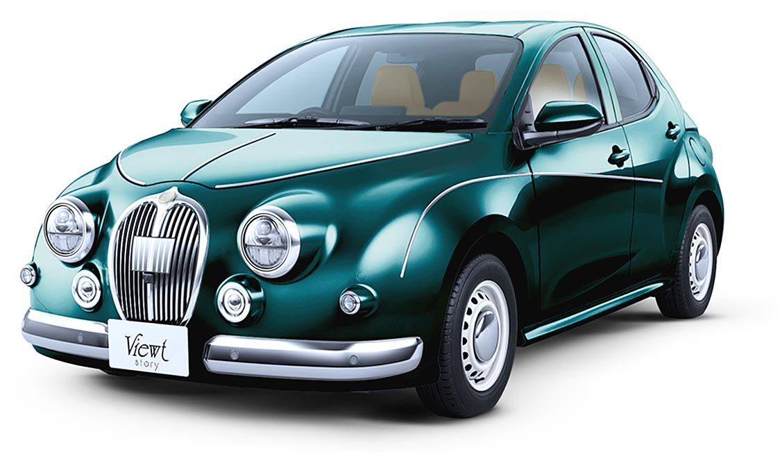 【超美品希少】大切な車には良いパーツを☆この状態でこの価格は他にはありません 光岡、小型車「ビュートストーリー」に上質感高めた特別仕様車