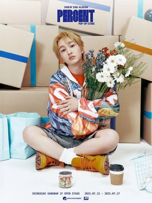 SHINee オニュ　ONEW 韓国ポップアップ　FLOW ラグマット SHINee オニュONEW 韓国ポップアップFLOW ラグマット