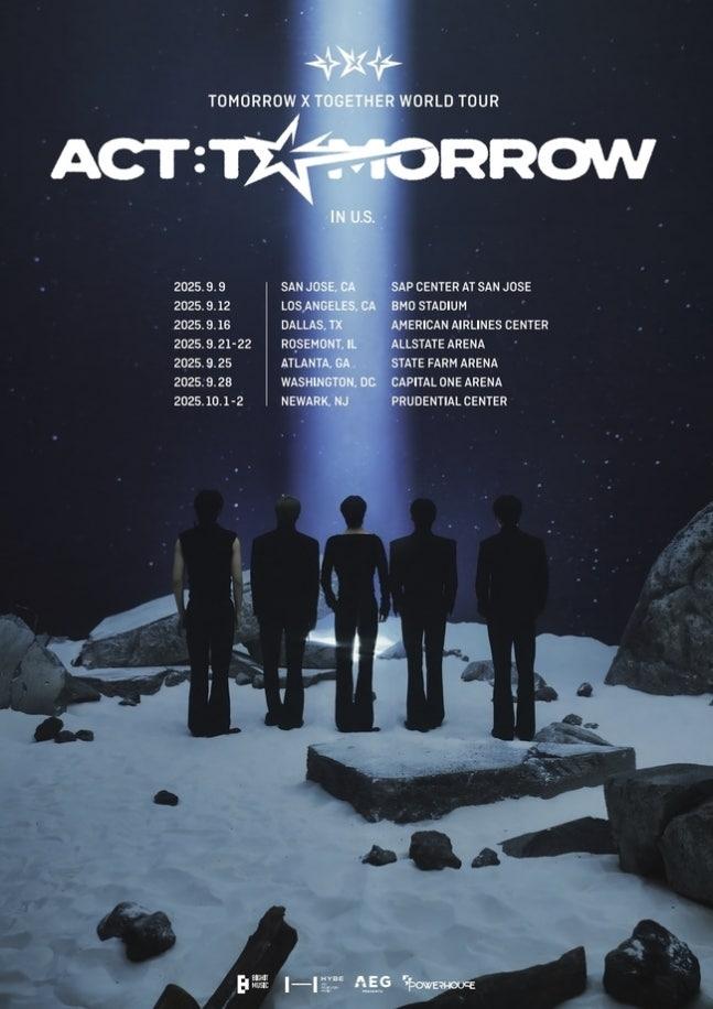 TOMORROW X TOGETHER、ワールドツアーのアメリカ公演を発表！計7