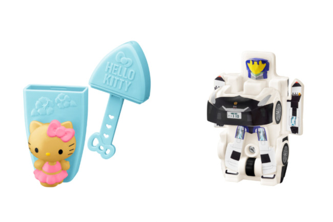 ハッピーセット「ハローキティ」＆「特装合体ロボ ジョブ