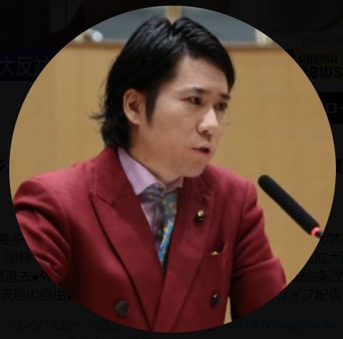 河合ゆうすけ戸田市議のX（旧ツイッター）投稿画面。埼玉県知事のクルド人強制送還に関する見解を引用し、過去の経緯について言及している様子。