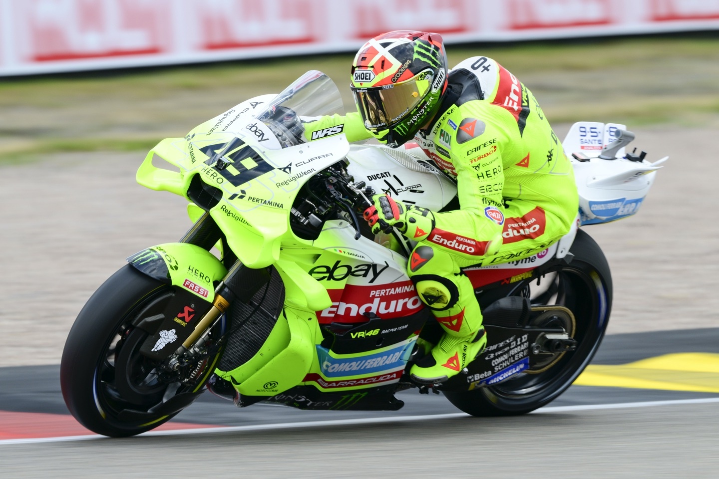 ドイツGP初日はVR46ジャンアントニオが最速！ ザクセンキングの