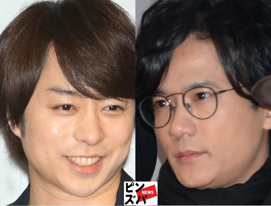 「櫻井・有吉THE夜会」で共演した稲垣吾郎（左）と櫻井翔