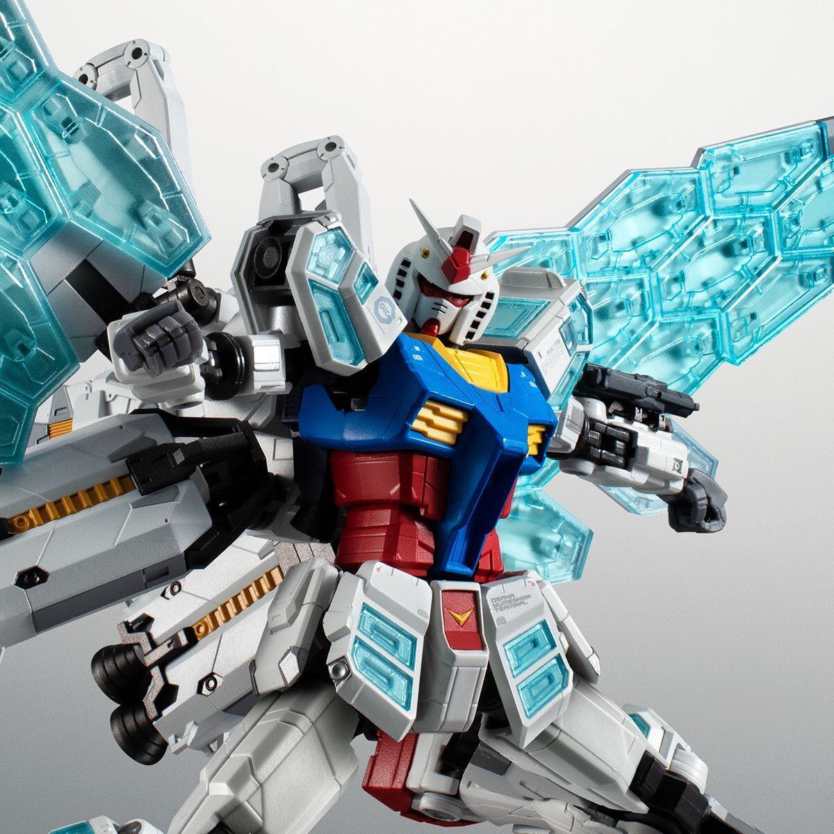 ロボット魂 EXPO2025 ガンダム + グラスフェザー装備 万博ガンダム>ROBOT魂がグラスフェザー装備に プレバンに再び