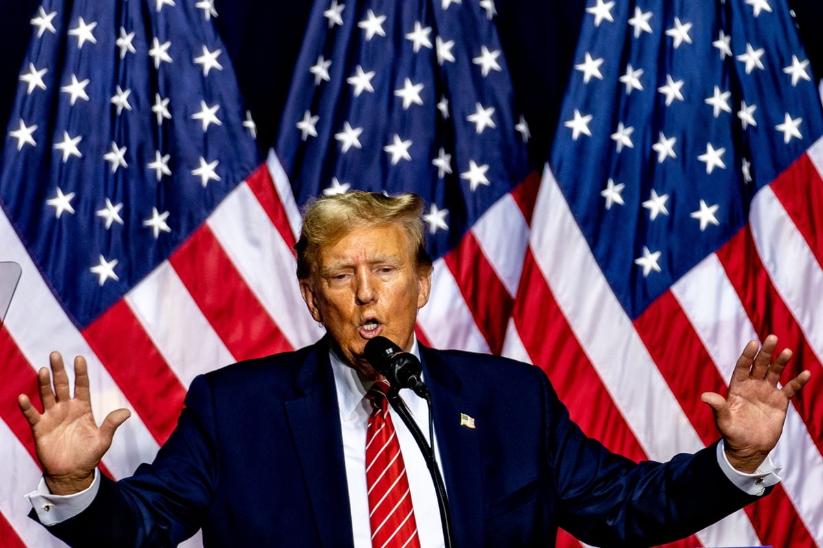 ピュー調査で明らかになったトランプ大統領への国際的な評価を示す写真