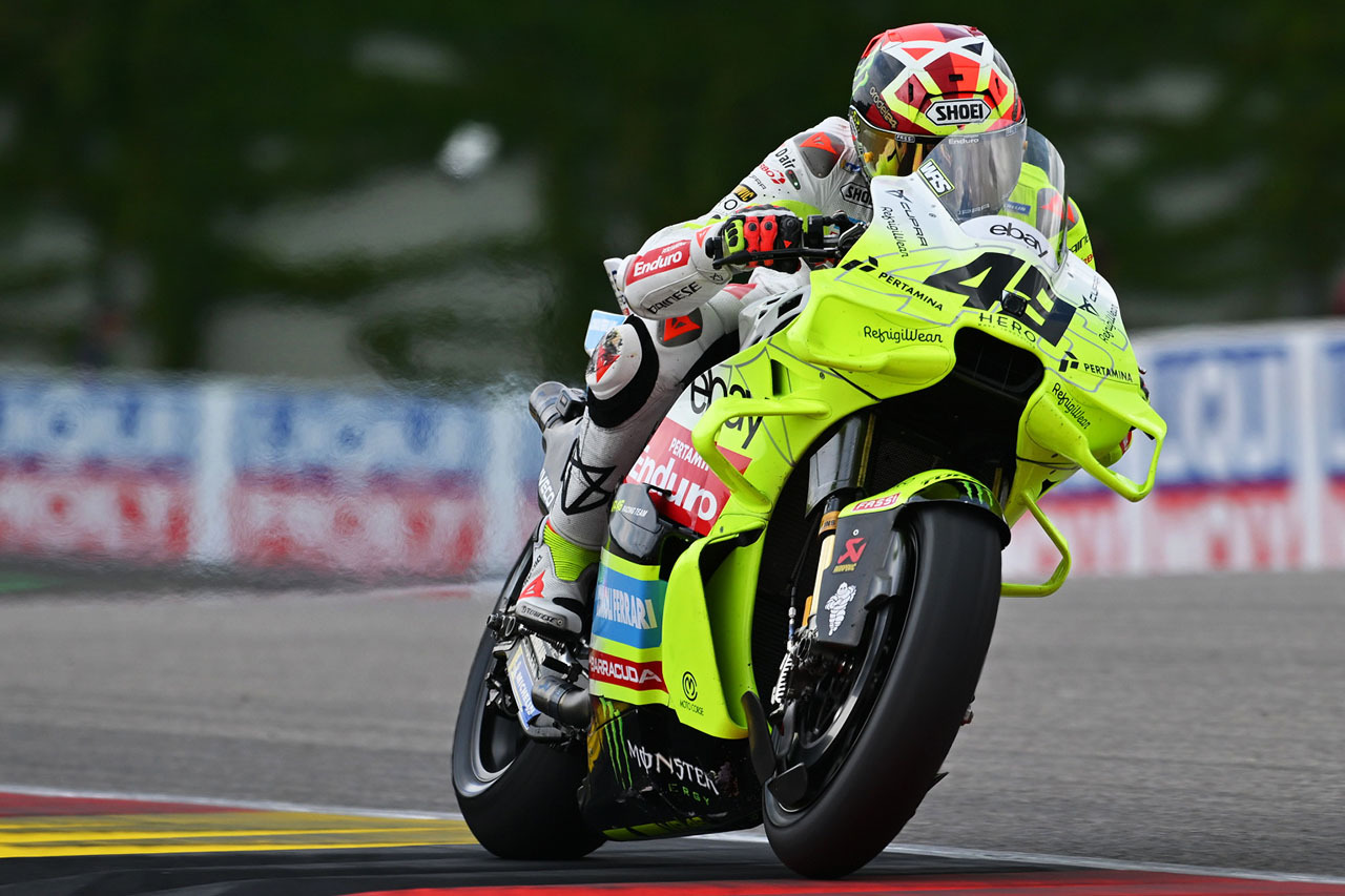 VR46のディ・ジャンアントニオが初日最速。過去8勝のM.マルケス