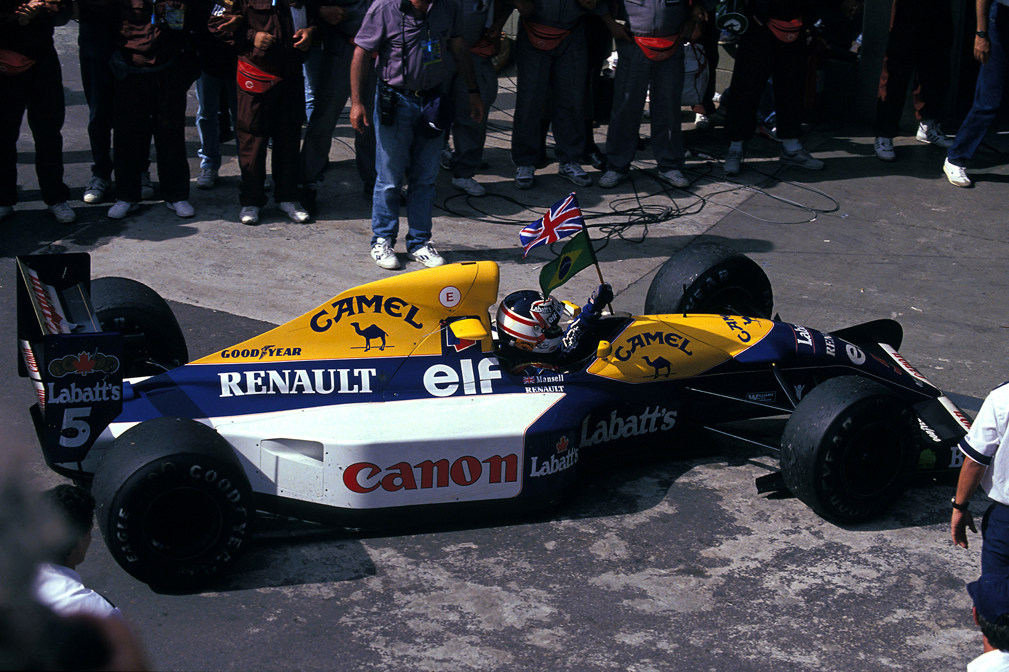 F1マシンコレクション ウィリアムズ　FW14B キャメルラバッツ仕様　マンセル Amazon | F1マシンコレクション ウィリアムズ FW14B キャメル