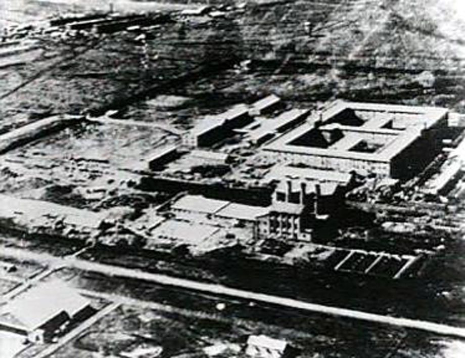 旧日本軍731部隊が使用していた満州平房地区の施設外観